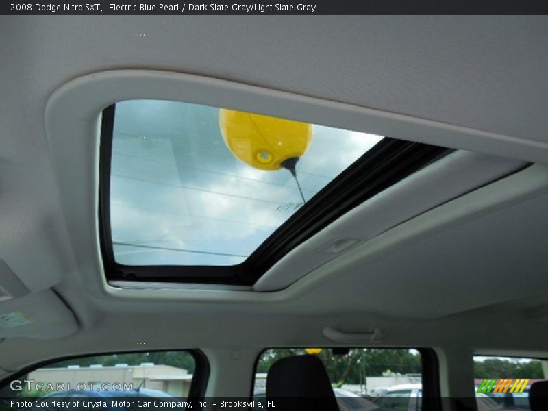 Electric Blue Pearl / Dark Slate Gray/Light Slate Gray 2008 Dodge Nitro SXT