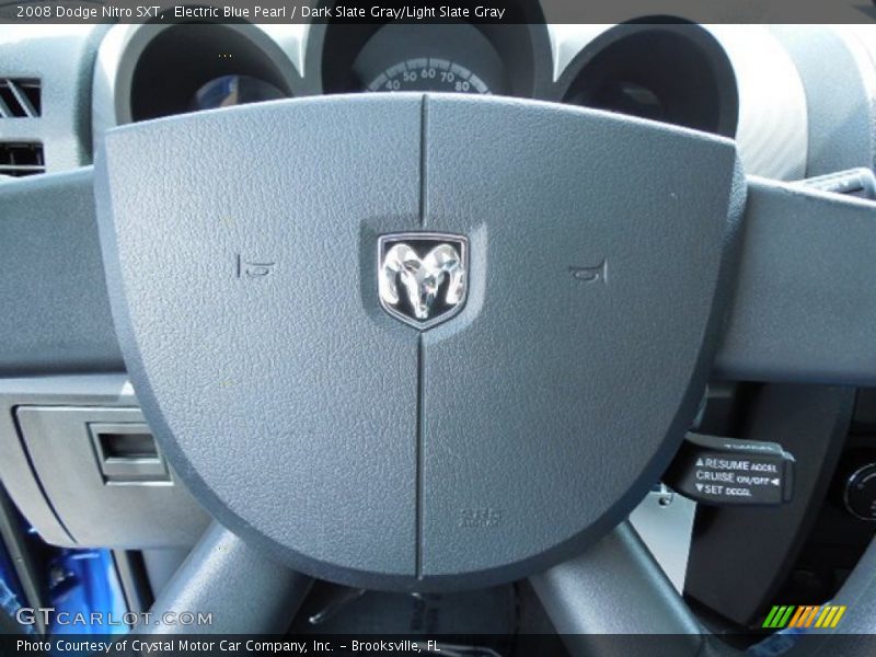 Electric Blue Pearl / Dark Slate Gray/Light Slate Gray 2008 Dodge Nitro SXT