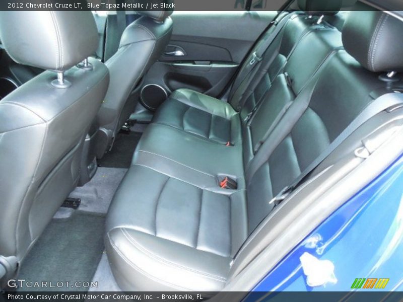 Blue Topaz Metallic / Jet Black 2012 Chevrolet Cruze LT