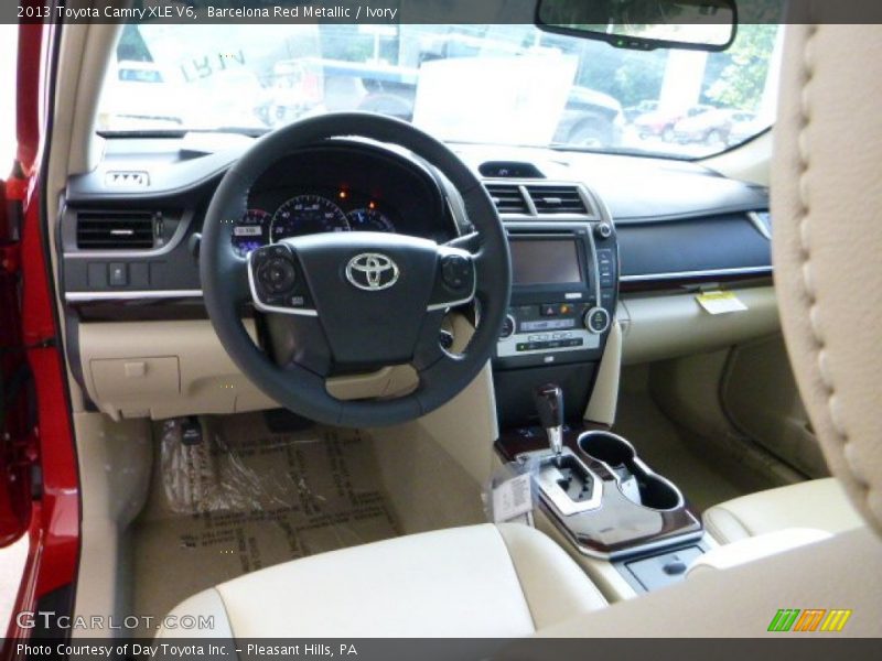 Barcelona Red Metallic / Ivory 2013 Toyota Camry XLE V6
