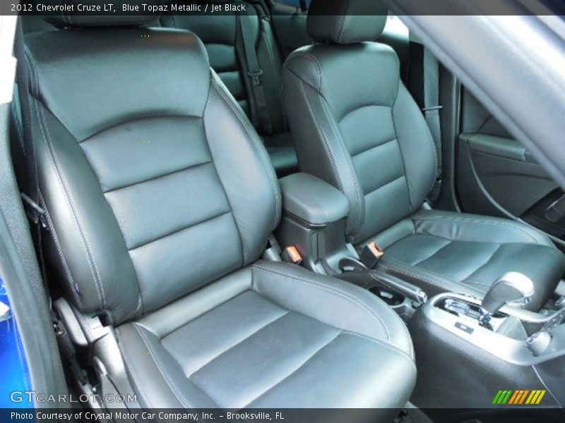 Blue Topaz Metallic / Jet Black 2012 Chevrolet Cruze LT
