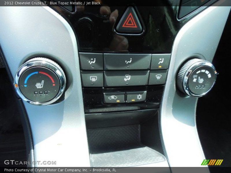 Blue Topaz Metallic / Jet Black 2012 Chevrolet Cruze LT