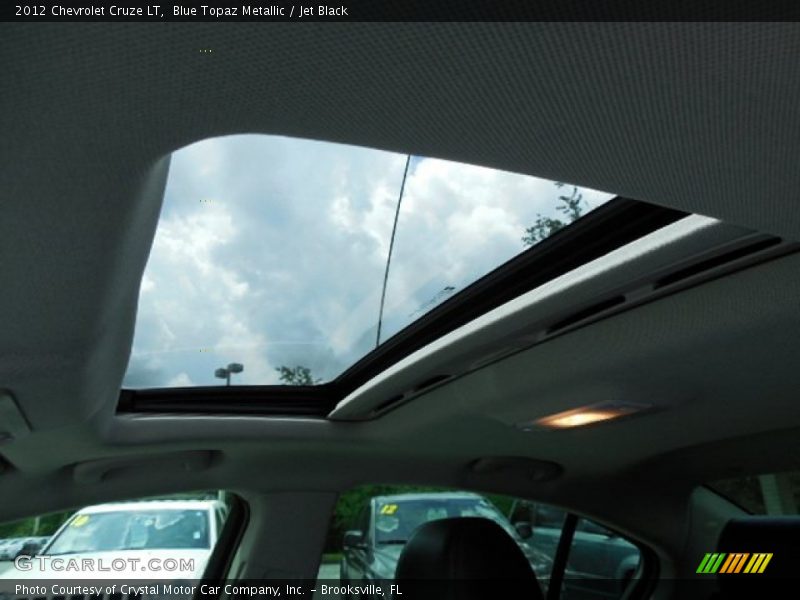 Blue Topaz Metallic / Jet Black 2012 Chevrolet Cruze LT