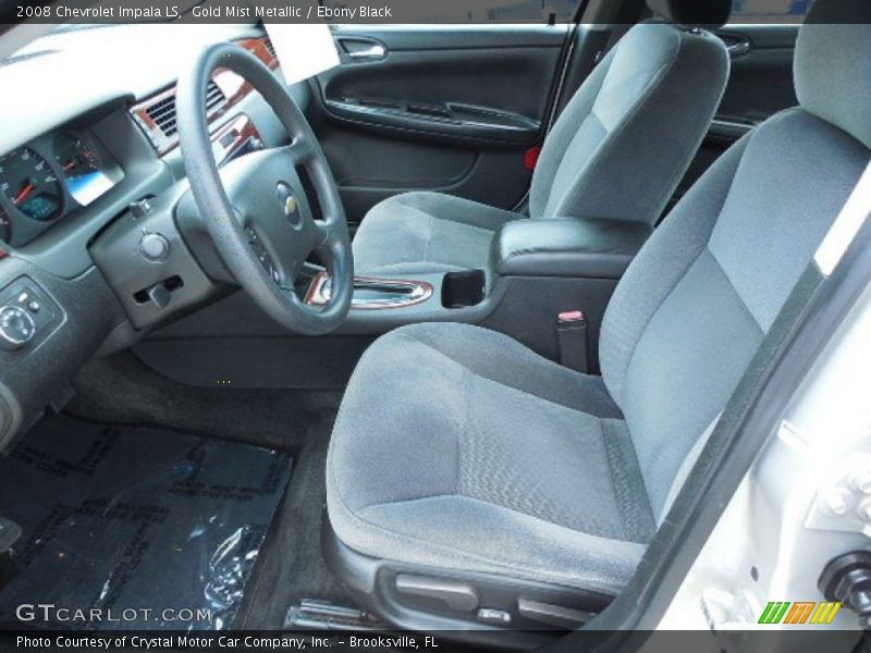 Gold Mist Metallic / Ebony Black 2008 Chevrolet Impala LS