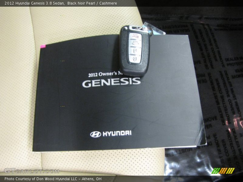 Black Noir Pearl / Cashmere 2012 Hyundai Genesis 3.8 Sedan