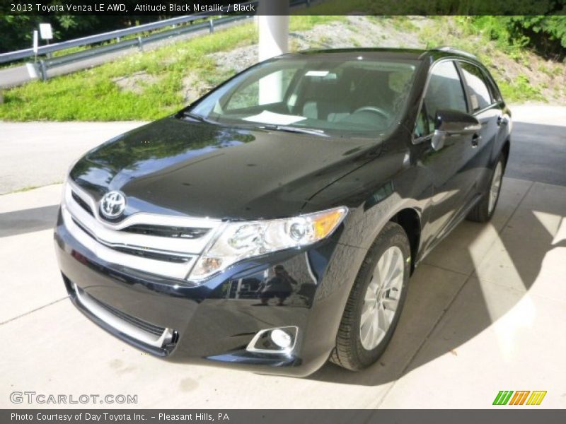 Attitude Black Metallic / Black 2013 Toyota Venza LE AWD