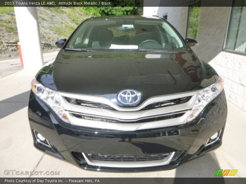 Attitude Black Metallic / Black 2013 Toyota Venza LE AWD
