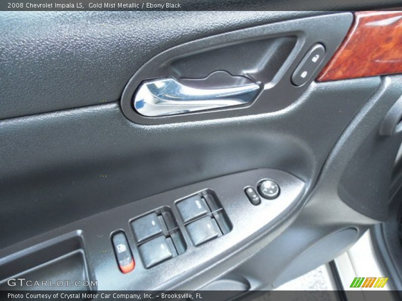 Gold Mist Metallic / Ebony Black 2008 Chevrolet Impala LS