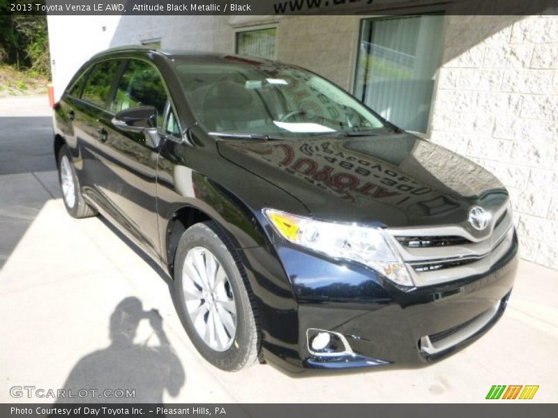 Attitude Black Metallic / Black 2013 Toyota Venza LE AWD