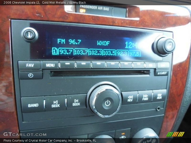 Gold Mist Metallic / Ebony Black 2008 Chevrolet Impala LS
