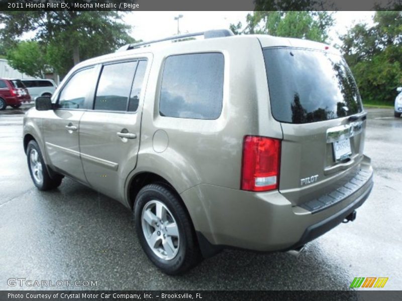 Mocha Metallic / Beige 2011 Honda Pilot EX