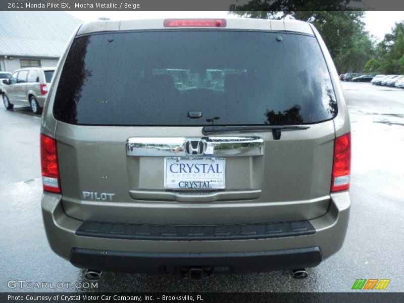 Mocha Metallic / Beige 2011 Honda Pilot EX