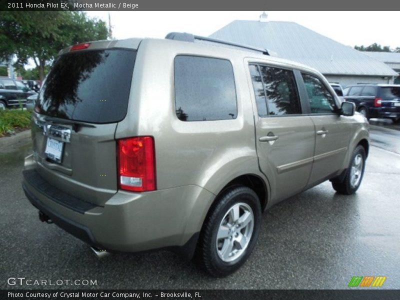 Mocha Metallic / Beige 2011 Honda Pilot EX