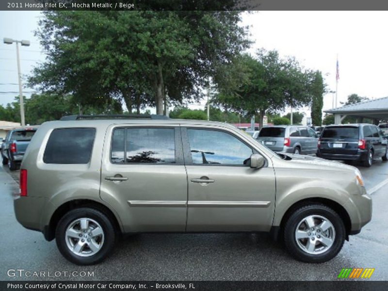 Mocha Metallic / Beige 2011 Honda Pilot EX