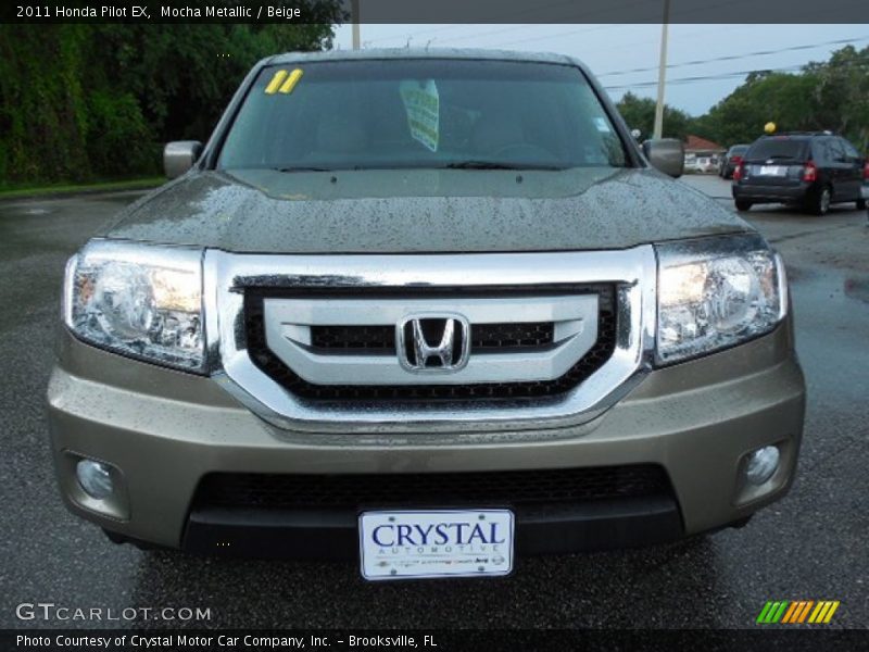 Mocha Metallic / Beige 2011 Honda Pilot EX