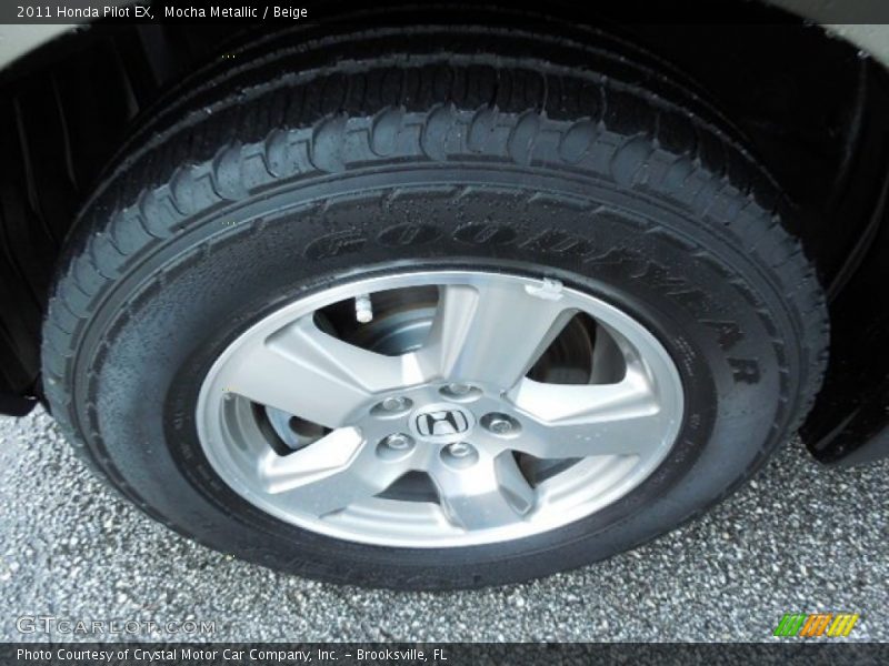 Mocha Metallic / Beige 2011 Honda Pilot EX