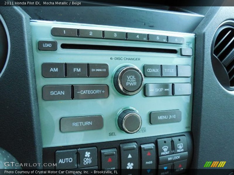 Mocha Metallic / Beige 2011 Honda Pilot EX