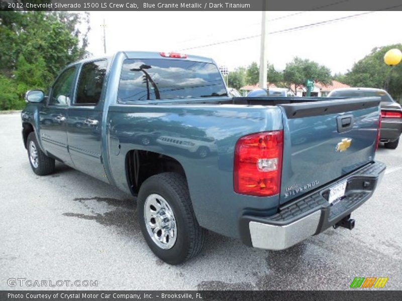 Blue Granite Metallic / Dark Titanium 2012 Chevrolet Silverado 1500 LS Crew Cab