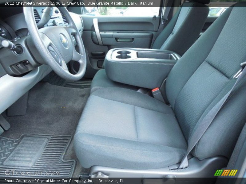 Blue Granite Metallic / Dark Titanium 2012 Chevrolet Silverado 1500 LS Crew Cab