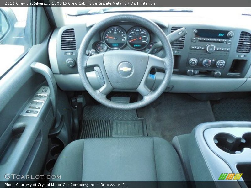 Blue Granite Metallic / Dark Titanium 2012 Chevrolet Silverado 1500 LS Crew Cab