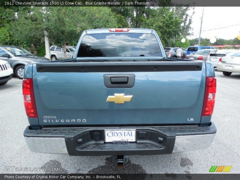 Blue Granite Metallic / Dark Titanium 2012 Chevrolet Silverado 1500 LS Crew Cab