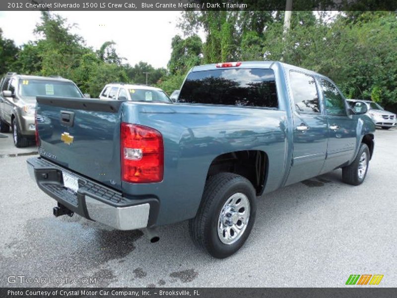 Blue Granite Metallic / Dark Titanium 2012 Chevrolet Silverado 1500 LS Crew Cab