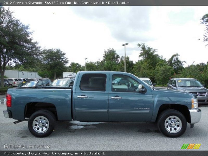 Blue Granite Metallic / Dark Titanium 2012 Chevrolet Silverado 1500 LS Crew Cab