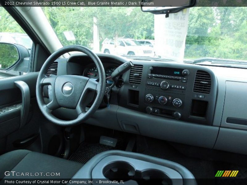 Blue Granite Metallic / Dark Titanium 2012 Chevrolet Silverado 1500 LS Crew Cab