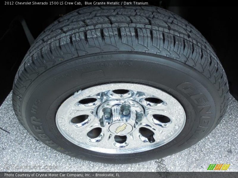 Blue Granite Metallic / Dark Titanium 2012 Chevrolet Silverado 1500 LS Crew Cab