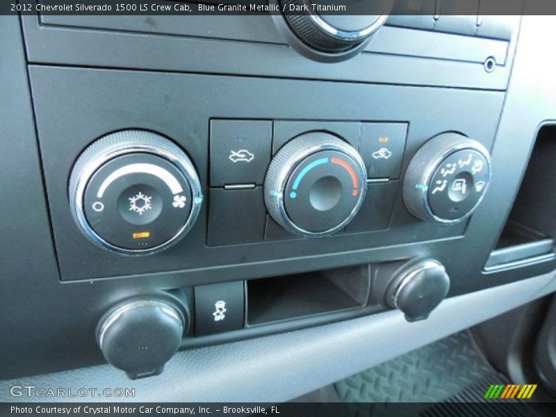 Blue Granite Metallic / Dark Titanium 2012 Chevrolet Silverado 1500 LS Crew Cab