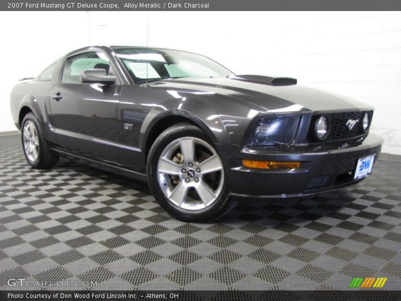 Alloy Metallic / Dark Charcoal 2007 Ford Mustang GT Deluxe Coupe