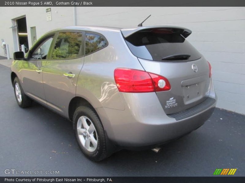 Gotham Gray / Black 2010 Nissan Rogue S AWD