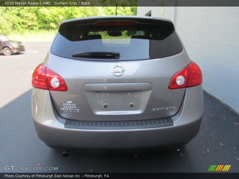 Gotham Gray / Black 2010 Nissan Rogue S AWD