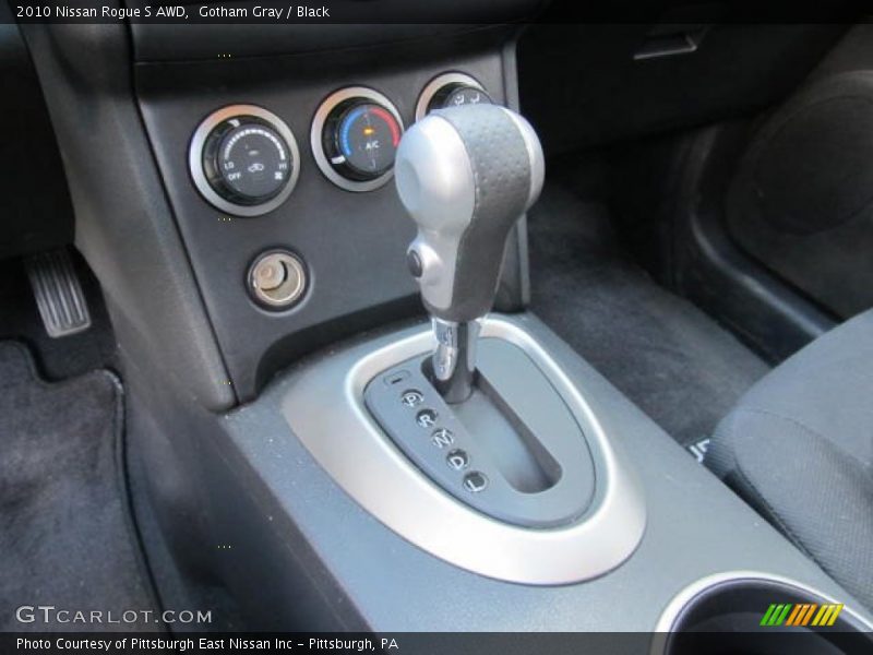 Gotham Gray / Black 2010 Nissan Rogue S AWD
