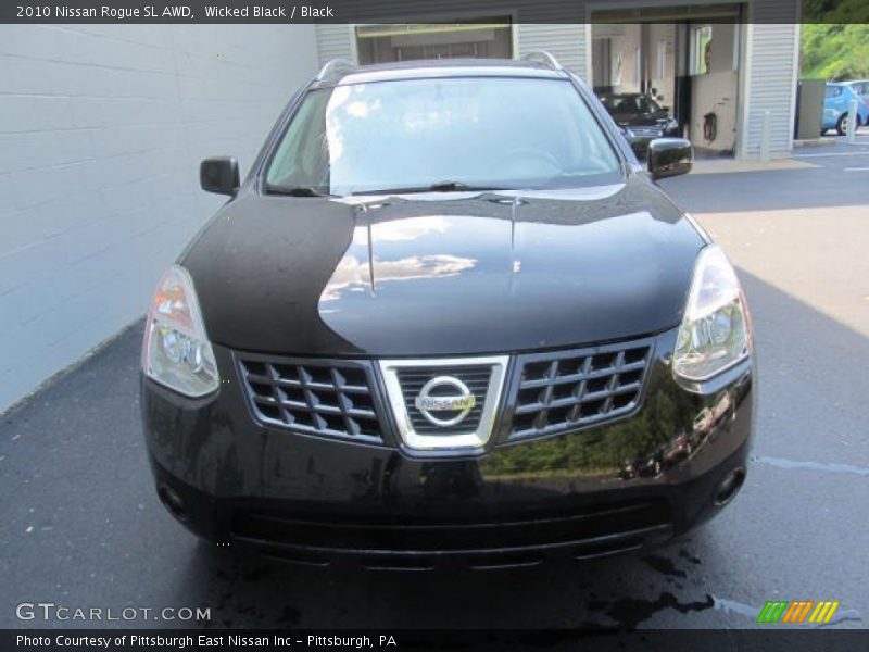 Wicked Black / Black 2010 Nissan Rogue SL AWD
