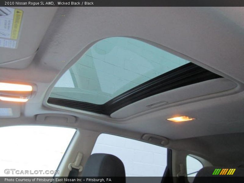 Wicked Black / Black 2010 Nissan Rogue SL AWD