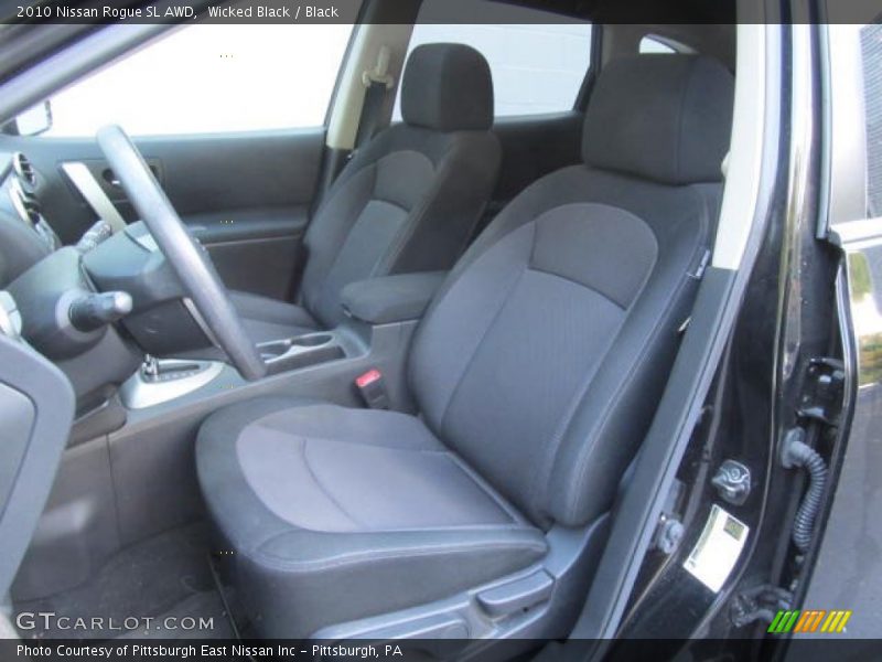 Wicked Black / Black 2010 Nissan Rogue SL AWD