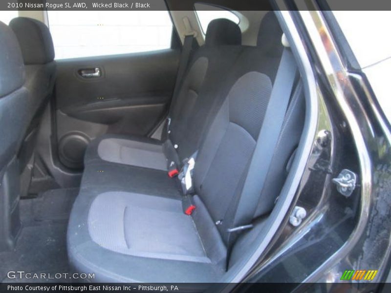 Wicked Black / Black 2010 Nissan Rogue SL AWD