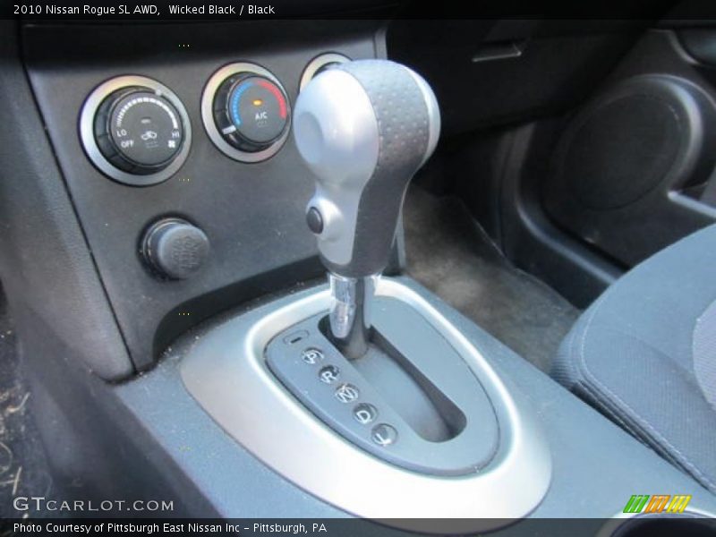 Wicked Black / Black 2010 Nissan Rogue SL AWD