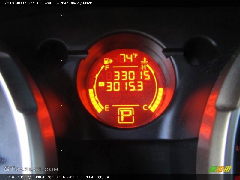 Wicked Black / Black 2010 Nissan Rogue SL AWD