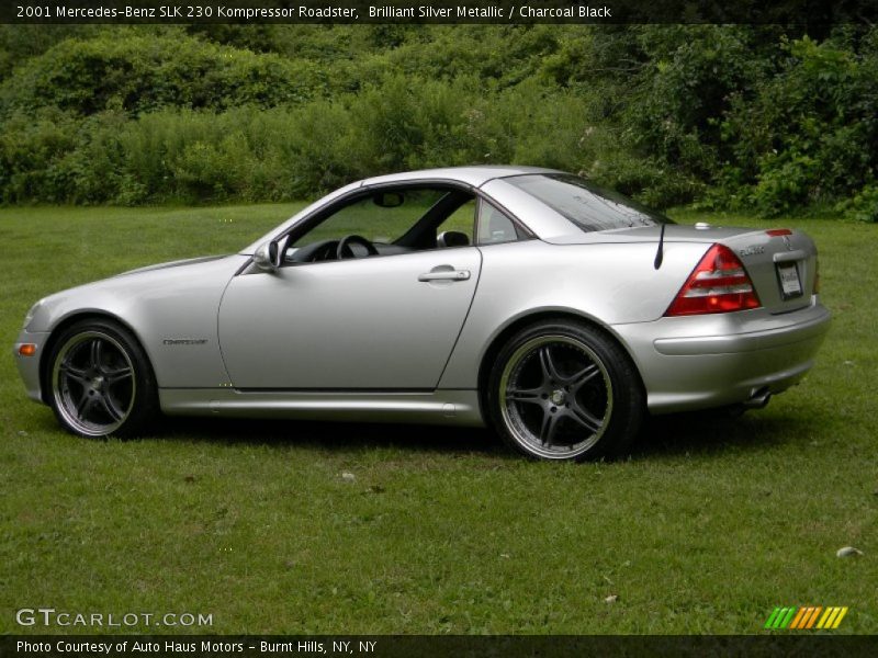 Brilliant Silver Metallic / Charcoal Black 2001 Mercedes-Benz SLK 230 Kompressor Roadster