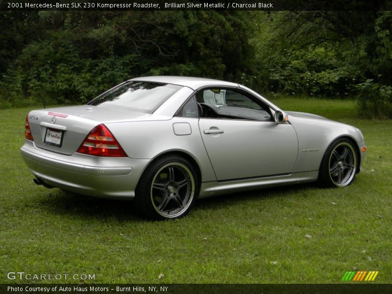 Brilliant Silver Metallic / Charcoal Black 2001 Mercedes-Benz SLK 230 Kompressor Roadster