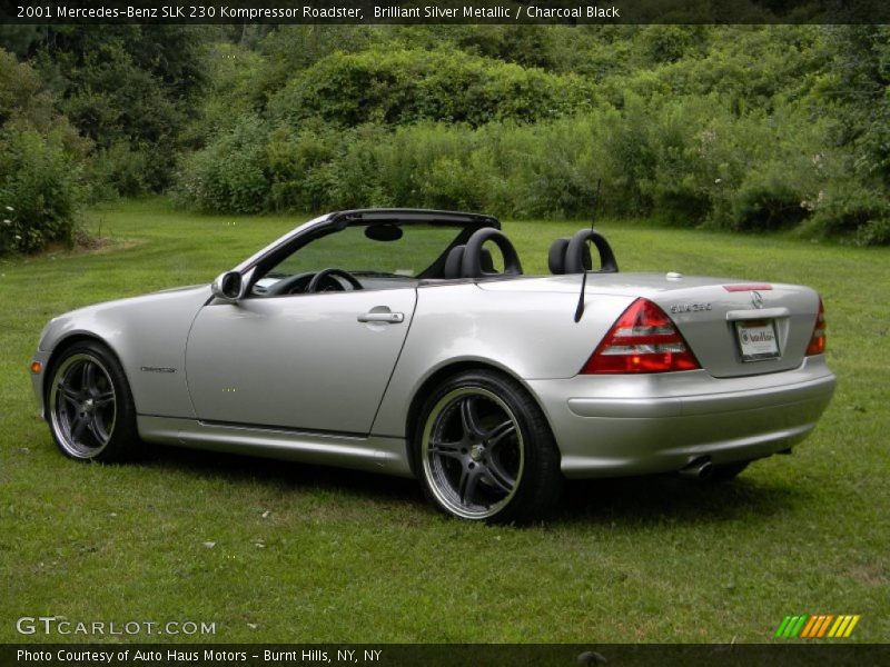 Brilliant Silver Metallic / Charcoal Black 2001 Mercedes-Benz SLK 230 Kompressor Roadster