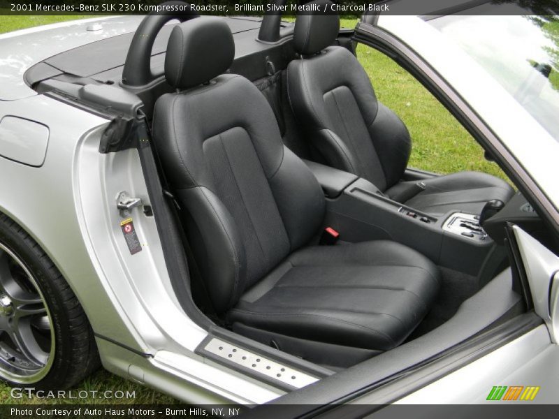 Brilliant Silver Metallic / Charcoal Black 2001 Mercedes-Benz SLK 230 Kompressor Roadster