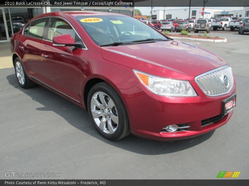 Red Jewel Tintcoat / Cocoa/Light Cashmere 2010 Buick LaCrosse CXL
