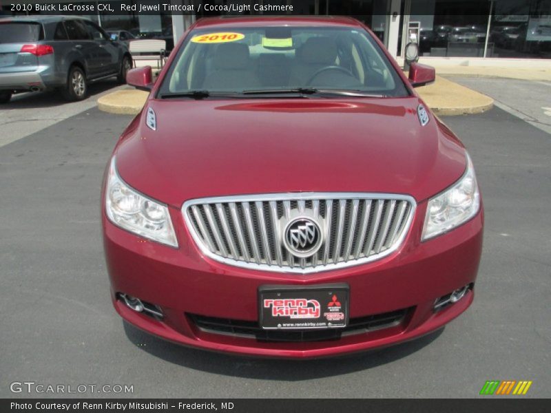 Red Jewel Tintcoat / Cocoa/Light Cashmere 2010 Buick LaCrosse CXL