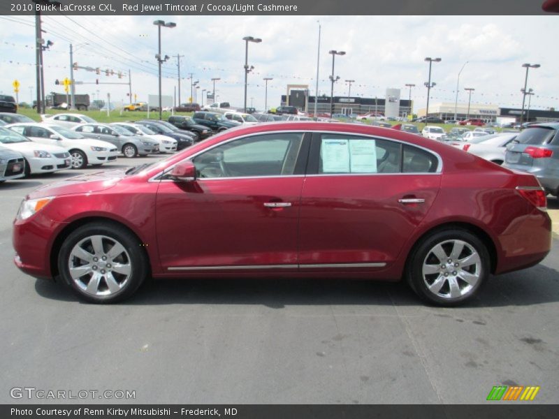 Red Jewel Tintcoat / Cocoa/Light Cashmere 2010 Buick LaCrosse CXL