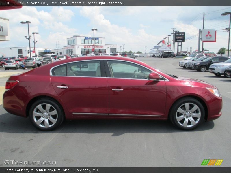 Red Jewel Tintcoat / Cocoa/Light Cashmere 2010 Buick LaCrosse CXL