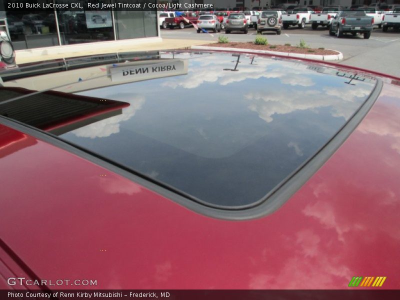 Red Jewel Tintcoat / Cocoa/Light Cashmere 2010 Buick LaCrosse CXL
