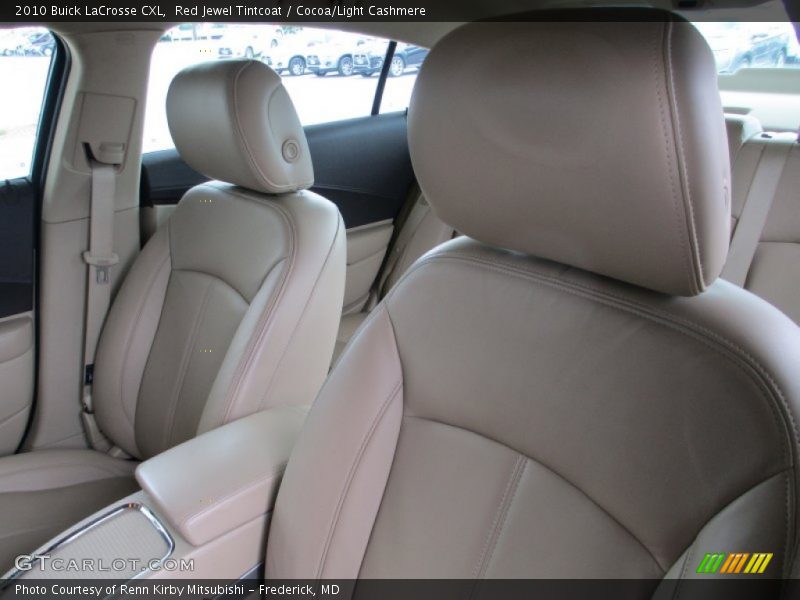 Red Jewel Tintcoat / Cocoa/Light Cashmere 2010 Buick LaCrosse CXL